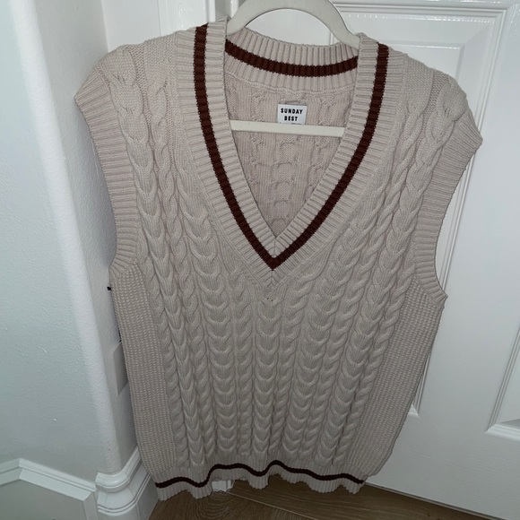 Sunday Best Sweaters - COPY - Brand new Sunday Best Winston Sweater Vest